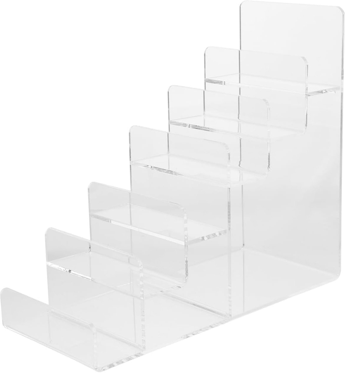 Sieradenstandaard 6 niveaus - Transparant acryl - Ruimtebesparend design - Perfect voor thuis en kantoor - ShopVlot