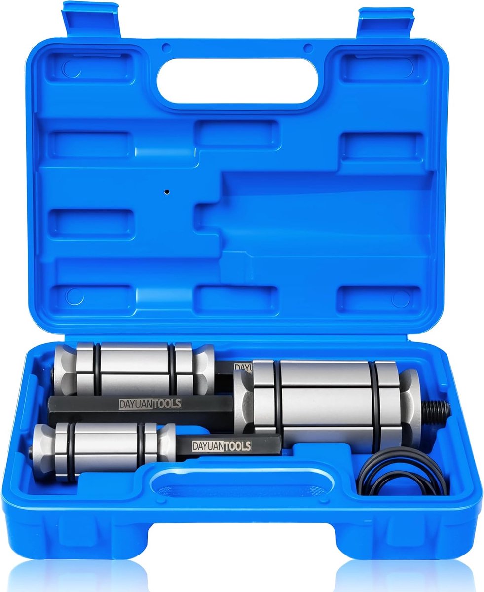 Uitlaatpijp expander set 3-delig - universeel 29-89mm - hoogwaardig materiaal - perfecte pasvorm zonder lekken - ShopVlot