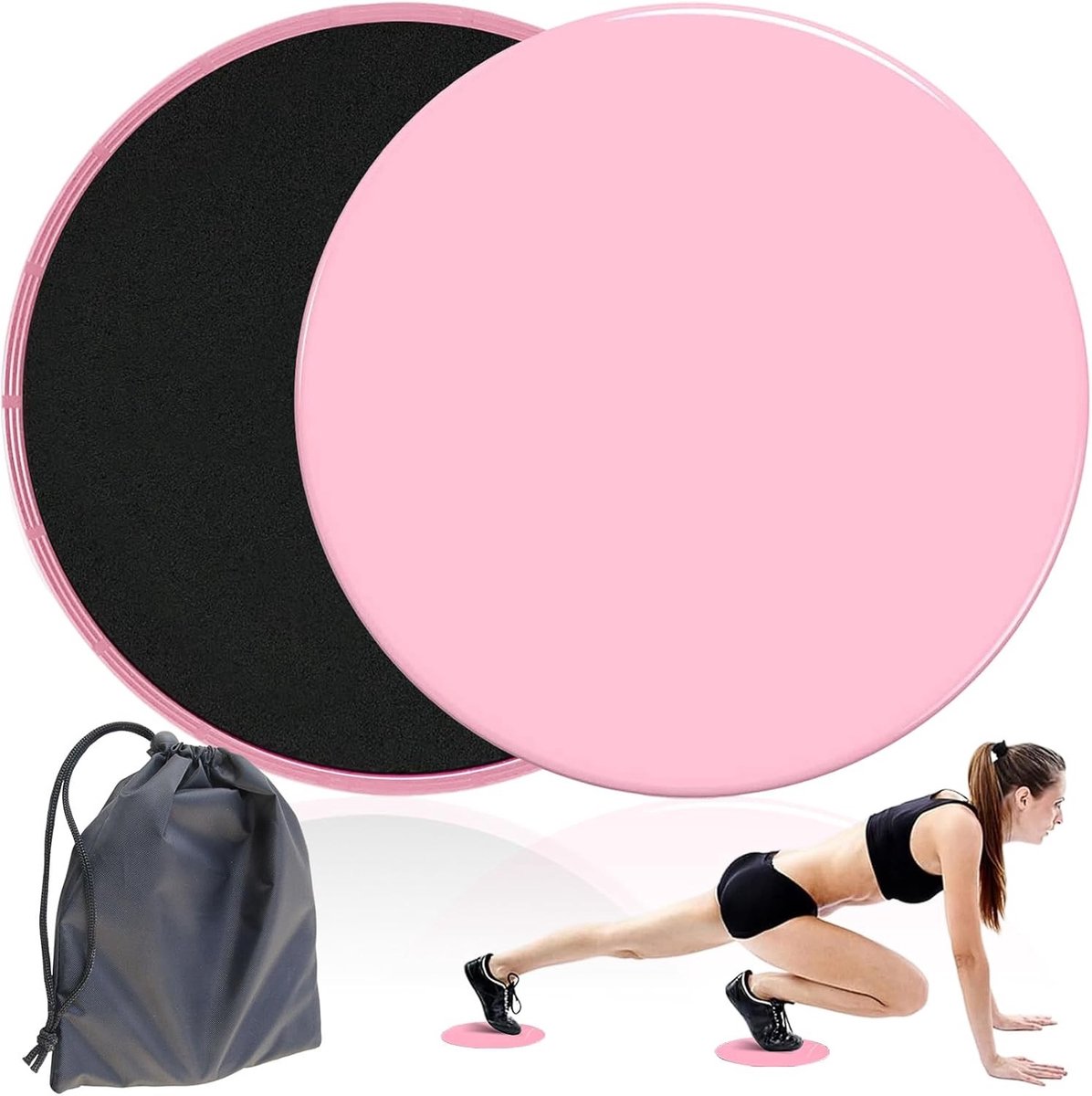 Fitness sliding discs voor effectieve training, core stability en glij-oefeningen
