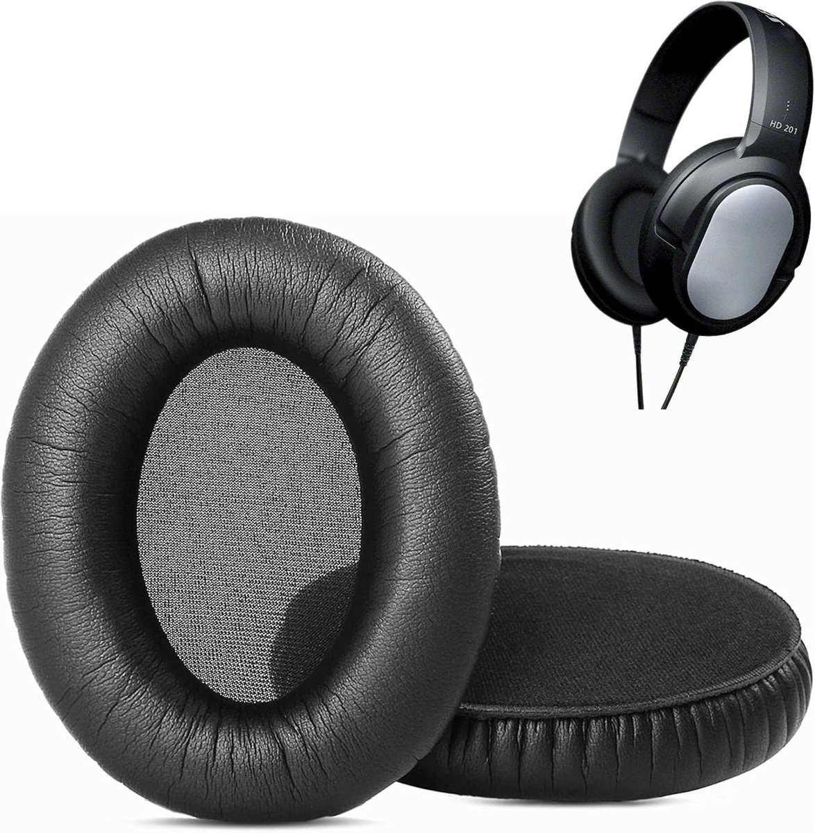 Ear Pads Compatible with Sennheiser HD201 HD201S HD180 HD418 HD419 HD428 HD429 HD438 HD439 HD448 HD449 Headphones Ear - ShopVlot
