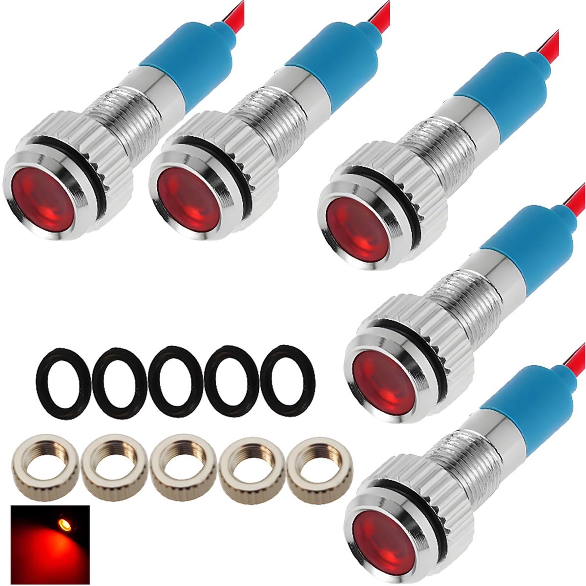 Solidchoice - Set van 5 LED Indicatorlichten voor Auto en Boot