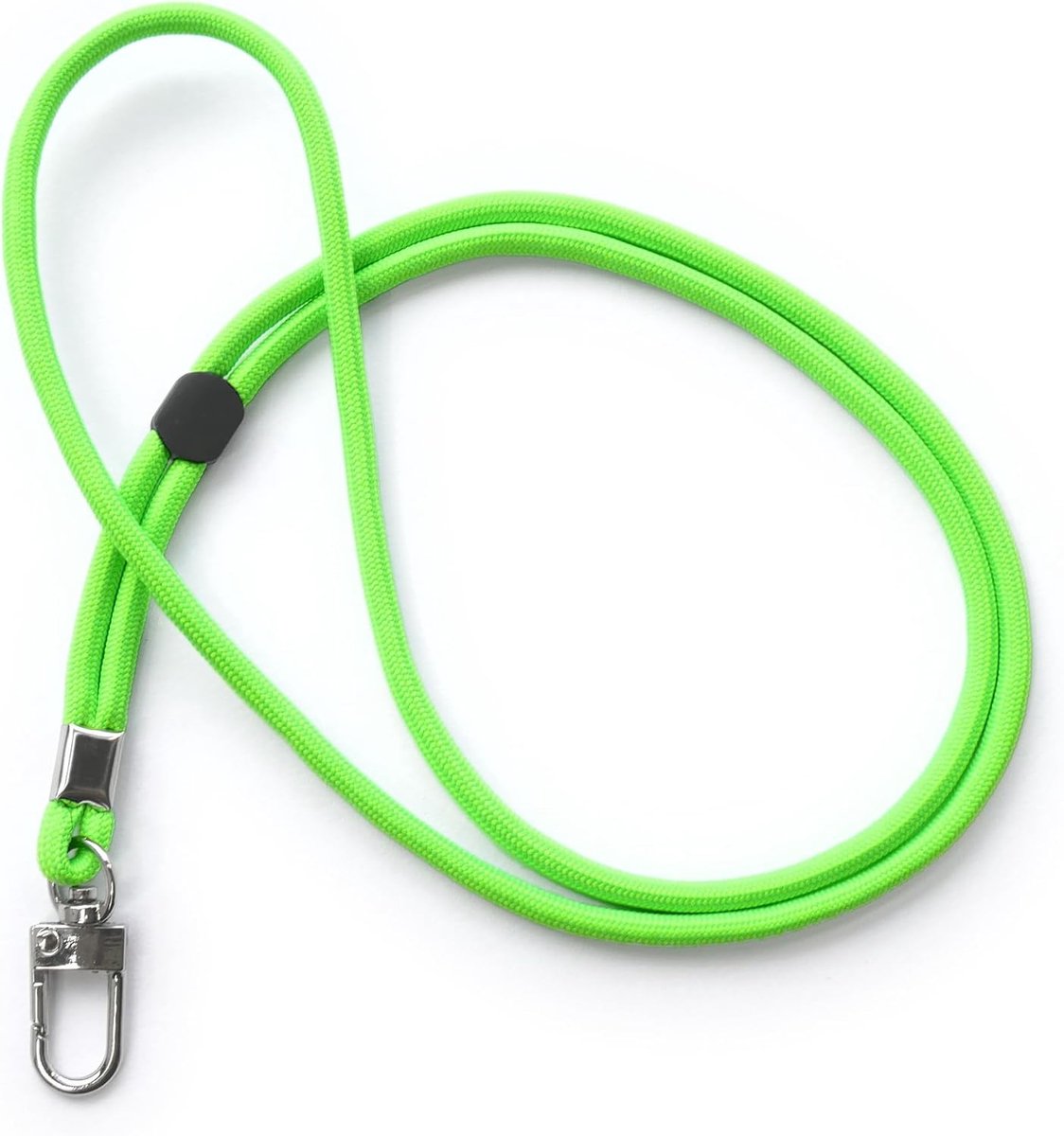 trage.band long adjustable carrying strap/hanging strap with carabiner, neon green - ShopVlot