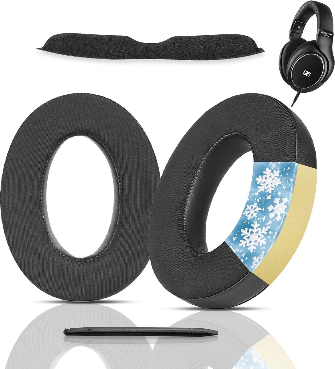 Ear Pads Compatible with Sennheiser HD599 HD598 HD598CS HD598SE HD595 HD569 HD559 HD560 S HD558 HD555 HD518 HD515 Game - ShopVlot