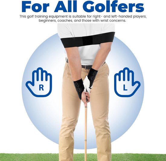LELE LIFE 2 Pcs Golf Swing Wrist and Bracelet Training Aid, Golf Wrist Brace Hinge Trainer Grip Trainer Equipment for - ShopVlot — afbeelding 4