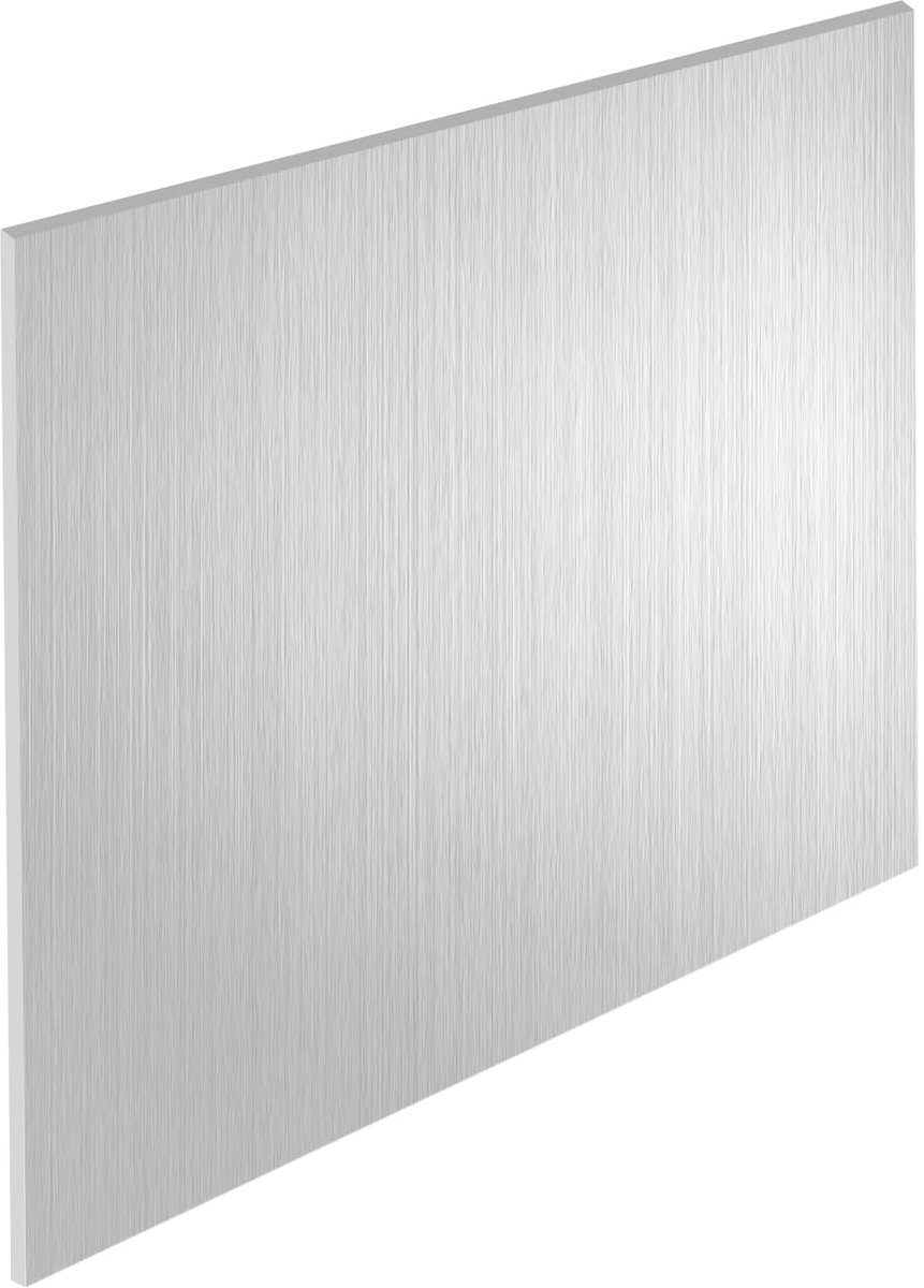 1 stuk 100 x 100 mm aluminiumplaat, 1,5 mm dunne aluminium plaat, 6061 T651 aluminiumplaat, op maat gesneden met - ShopVlot