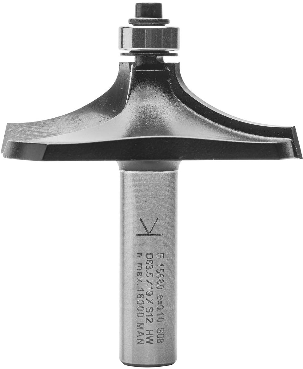 ENT 15680 Elipsform milling cutter, Carbide metal, Shank diameter (S) 12 mm, Fremaple gauge (D) 63.5 mm, NL1 20 mm - ShopVlot