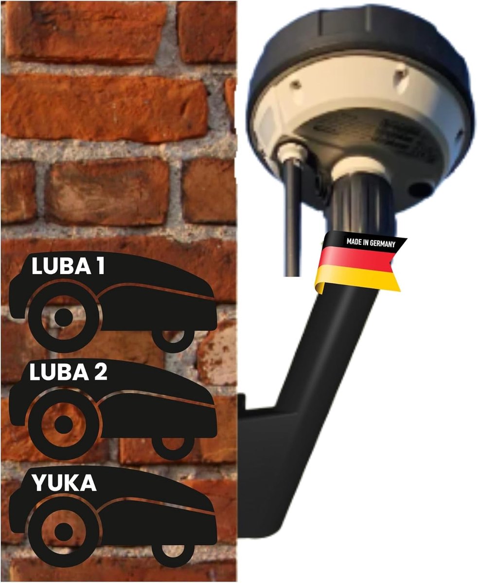 RTK Antenna Wall Mount Compatible with Mammotion LUBA AWD YUKA Lawn Mower Robot Wall Mount Large Mount - ShopVlot