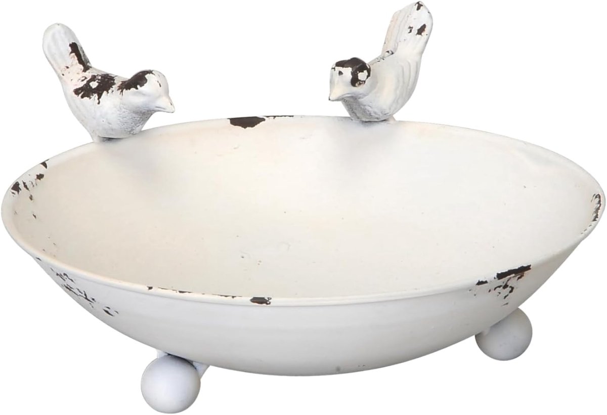 Bird Bath Garden and Balcony Decoration - Insect Bath Garden Decoration Balcony Bird Bath Garden Metal Decoration - ShopVlot