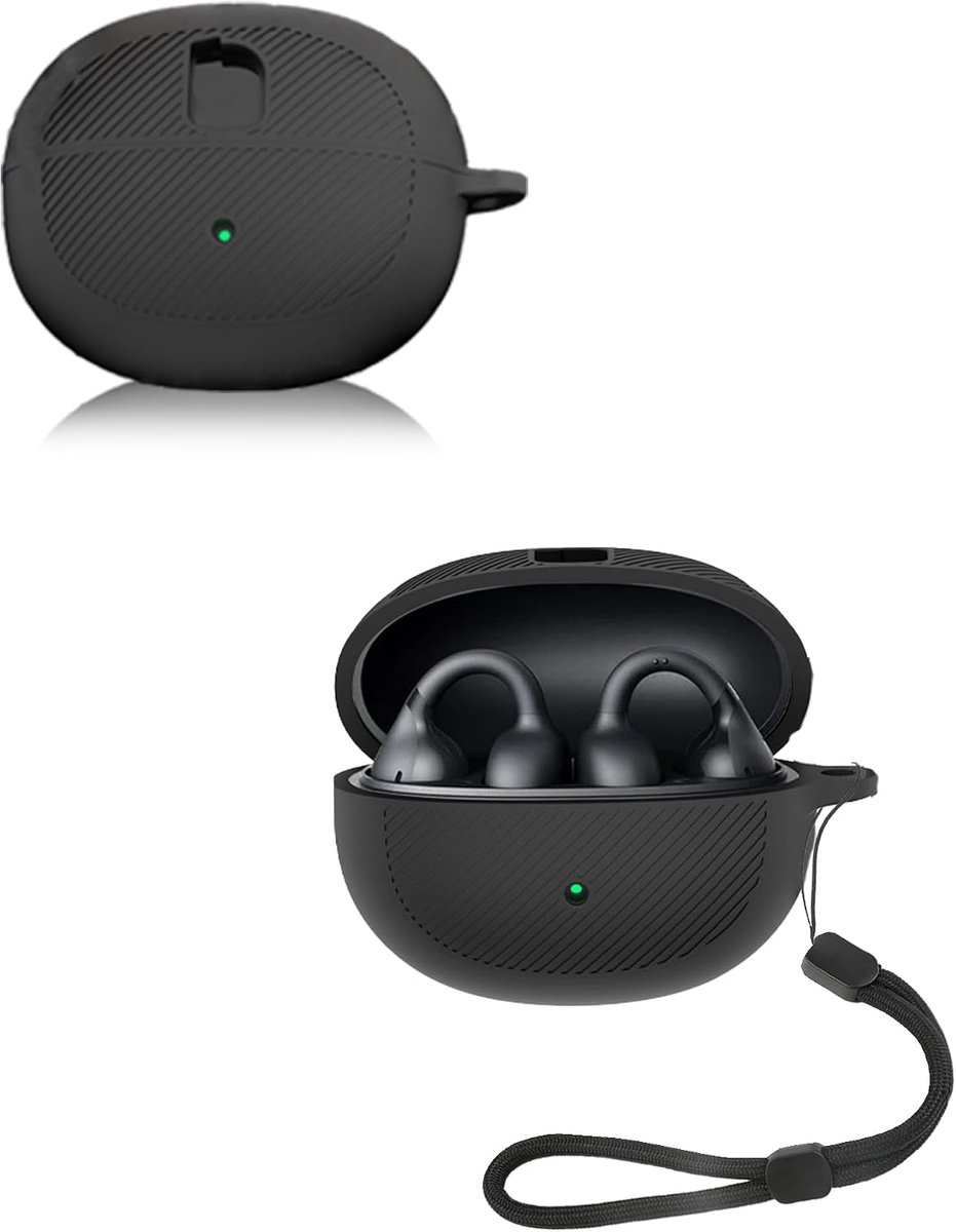 Baseus BC1 Earbud Case, Soft Silicone Protective Case, Compatible with Baseus BC1 with Lanyard, Dustproof, Shockproof - ShopVlot