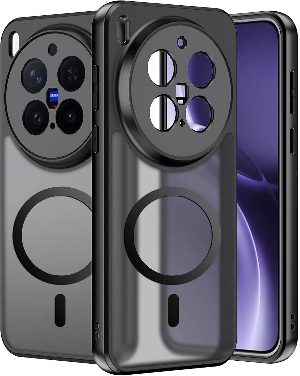 FDHYFGDY Case for Vivo X300 Pro, Magnetic Protective Case, Ultra-Thin Scratch-Resistant Polycarbonate Hard Shell + - ShopVlot