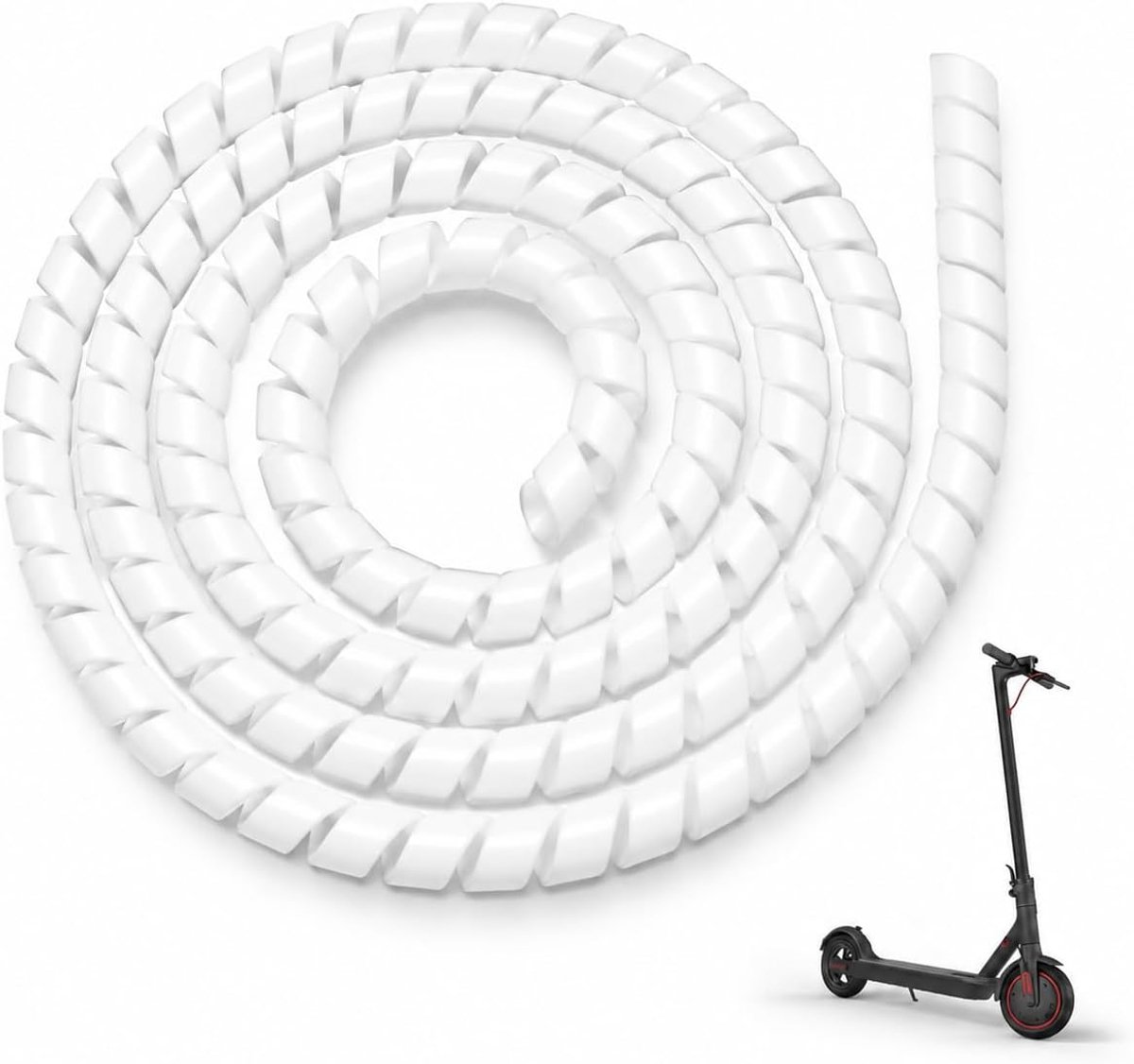 Spiraalbescherming, kabel 100 cm, van duurzaam, PU-leer, flexibele elektrische mantel, kabelbescherming voor Xiaomi - ShopVlot