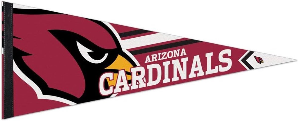WinCraft Arizona Cardinals Big Logo Premium NFL Pennant - ShopVlot