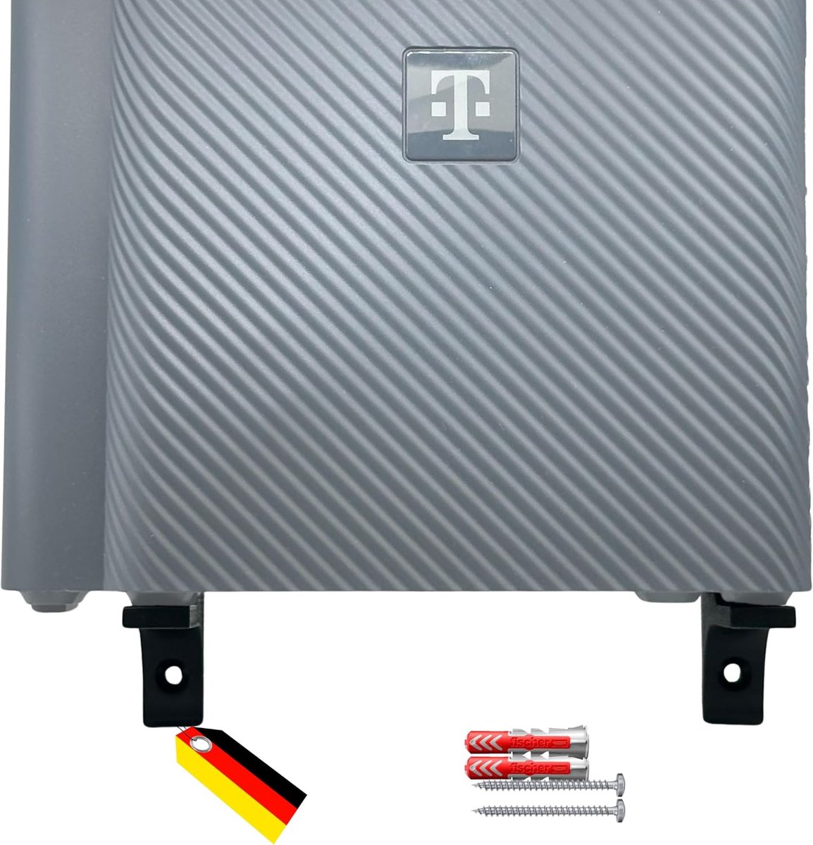 Wandhouder voor Speedport 7 & Telekom glasvezelrouter, Made in Germany houder, eenvoudige wandmontage voor Speedport - ShopVlot