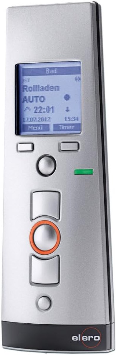 elero Wireless control manual transmitter TempoTel 2 silver, 10+1 channel, 868 MHz - ShopVlot