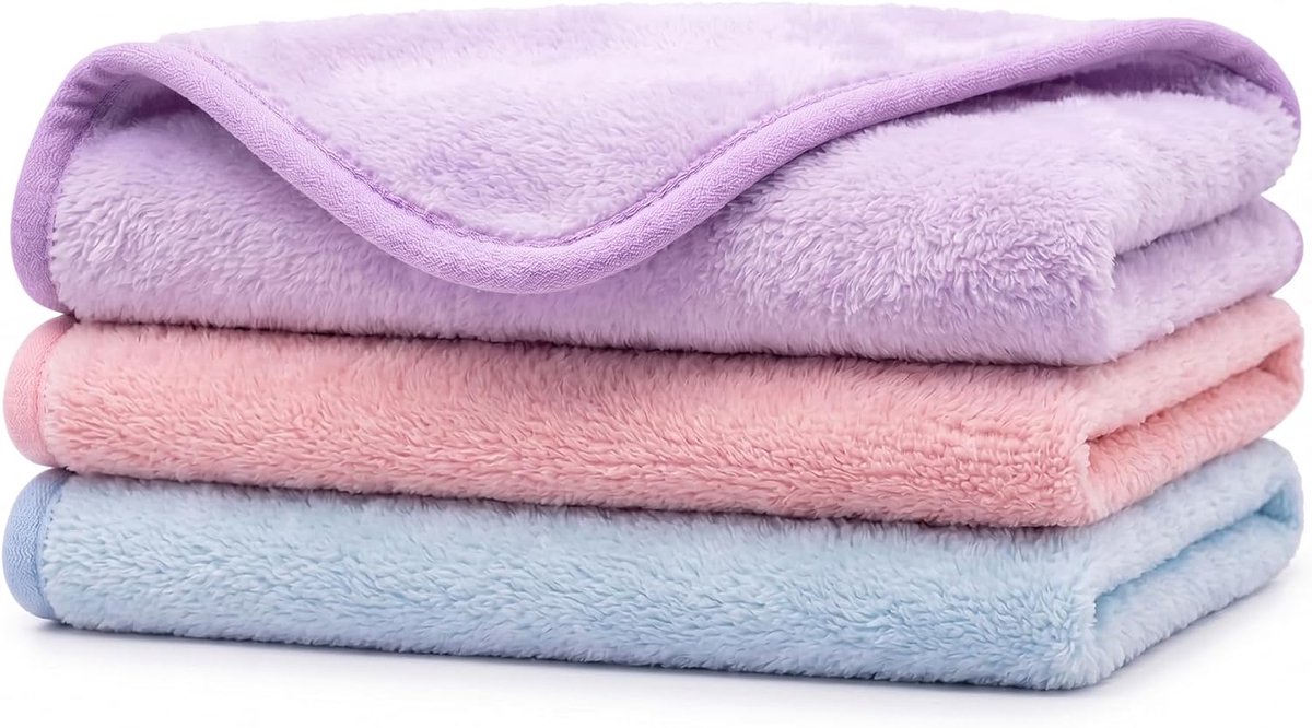 3 stuks make-updoekjes, wasbaar, gezichtsdoek, herbruikbaar, 40 x 20 cm - ShopVlot