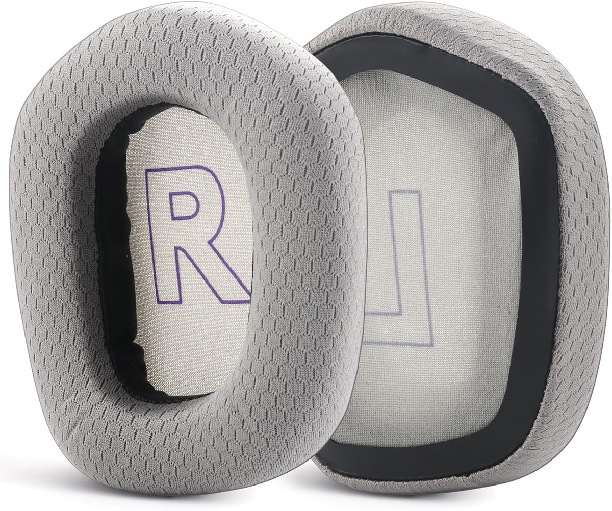 G733 Mesh Fabric Ear Pads Replacement Ear Pads Pillows Compatible with Logitech G733 Lightspeed RGB Wireless - ShopVlot