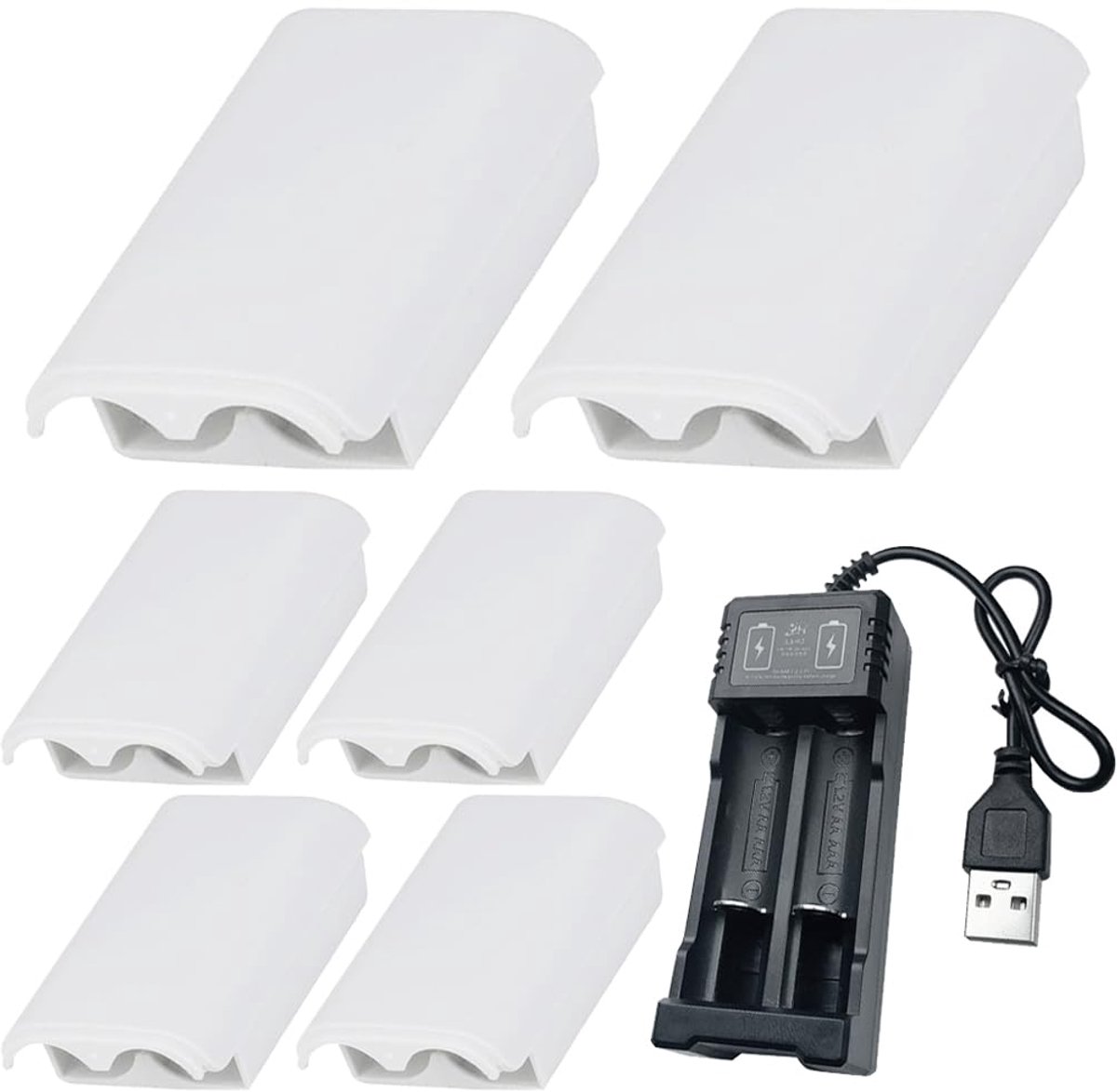 Batterijpakketafdekking voor Xbox 360-controller, vervangende batterijpakketafdekking voor draadloze controller - ShopVlot