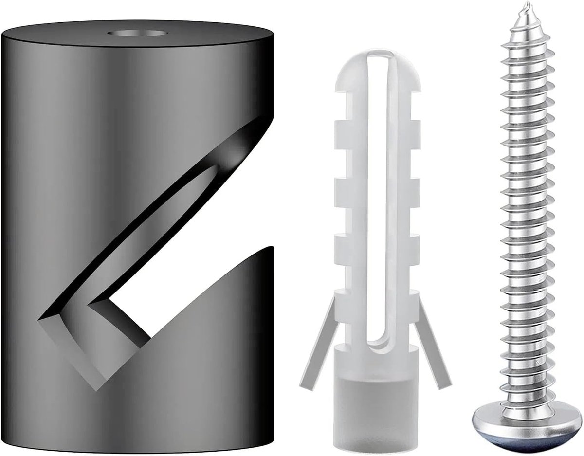 1 stuk plafond-V-decentralisator van grijze aluminiumlegering voor elektrische kabels, met haak en kabelklem - ShopVlot