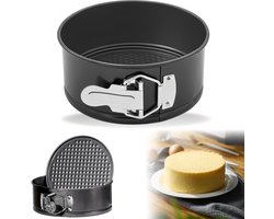 Ylinwtech Ronde Springvorm Ø 16 cm x 6,5 cm,Anti-Aanbaklaag Taartvorm met Losse Bodem,Voor Cheesecake Taarten Gebak - ShopVlot