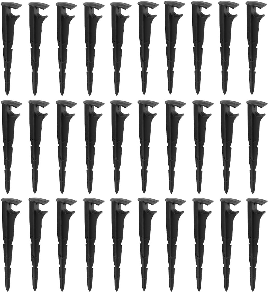 30 Stuk Waterpijphouder Grond Spikes,Druppelbevestigingspalen,Plastic Slanghouders voor De Ondersteuning Van - ShopVlot