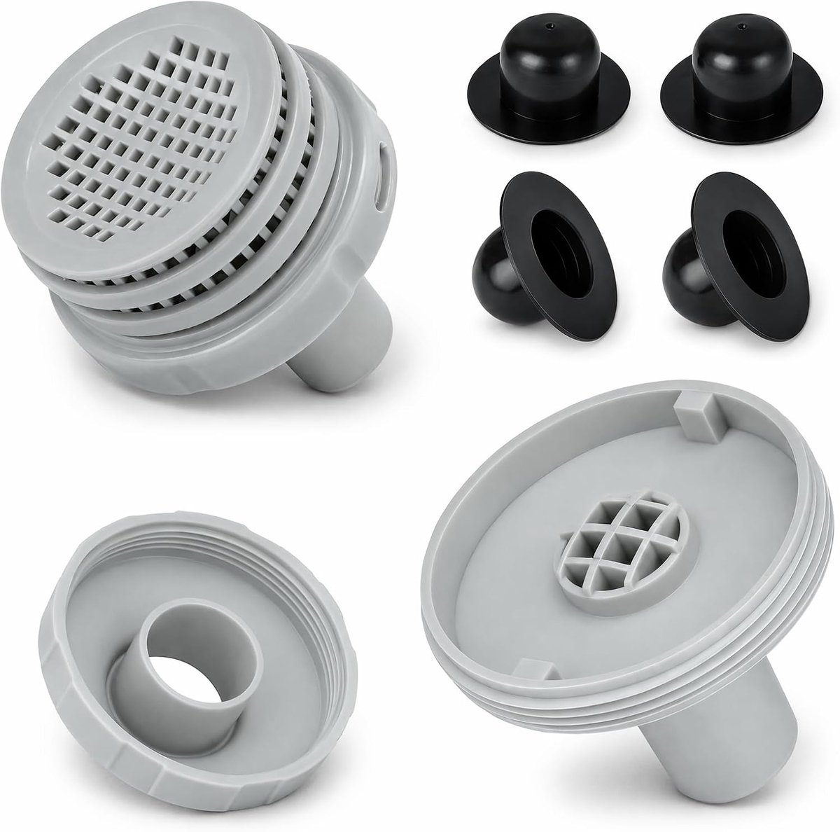 Zwembadaansluitset 32 mm compatibel met Intex Zwembad - Aansluiting voor de slang van het zwembadfilter een - ShopVlot