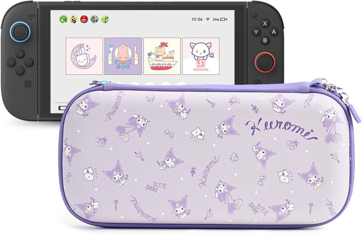 Kuitmor Portable Case for Switch 2 (2025), Hard Storage Bag with 10 Card Holders, Compact Case for Switch 2 Console - ShopVlot