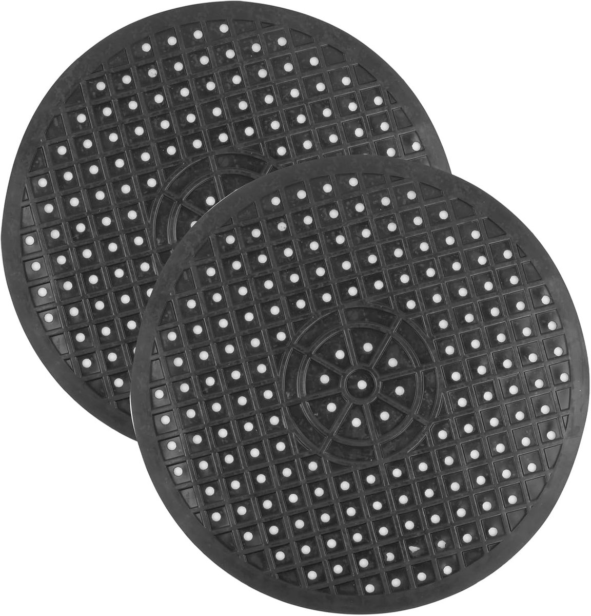 Gootsteenmat 31 x 31 cm - rubber - snelle ontwatering - bescherming voor keuken en badkamer - ShopVlot
