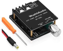 Solidchoice - HiFi Versterker met Bluetooth 5.0, Mini 2.0 Kanaal 100W