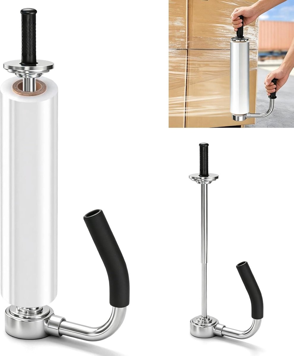 Rekfolie dispenser 30-50cm - met handvat - verstelbare spanning - ideaal voor verpakken - ShopVlot