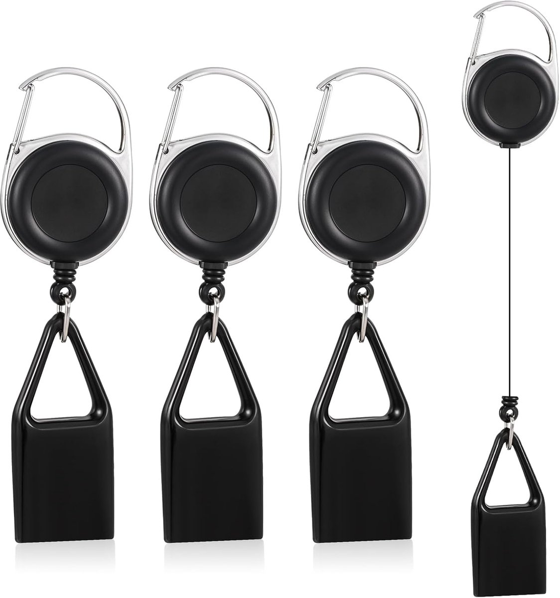 Lighter clip met retractable design - 4 stuks - anti-verlies lighters cover - ideaal voor camping - ShopVlot