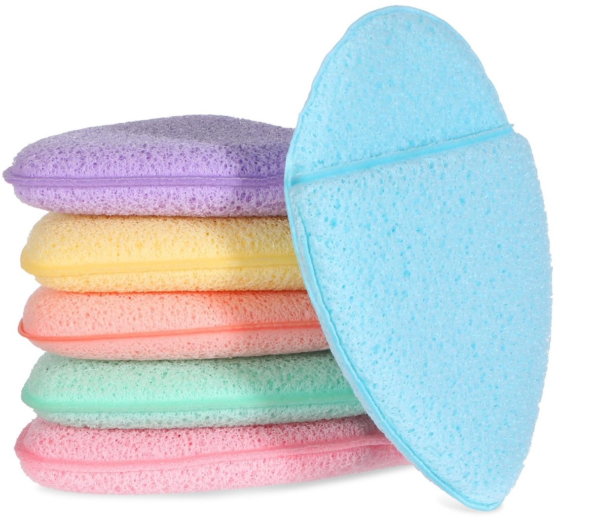 Solidchoice - Set van 6 Herbruikbare Gezichtsreinigingspads voor Dames