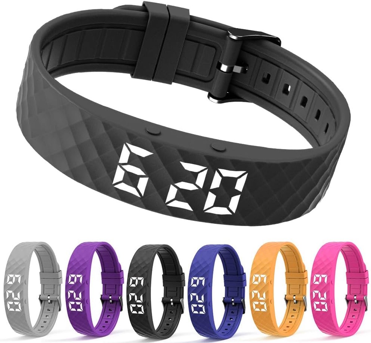 Vibratie Alarm Herinneringsklok - Vibratie Armband - Waterdicht - Geschikt voor kinderen en ouderen - ShopVlot