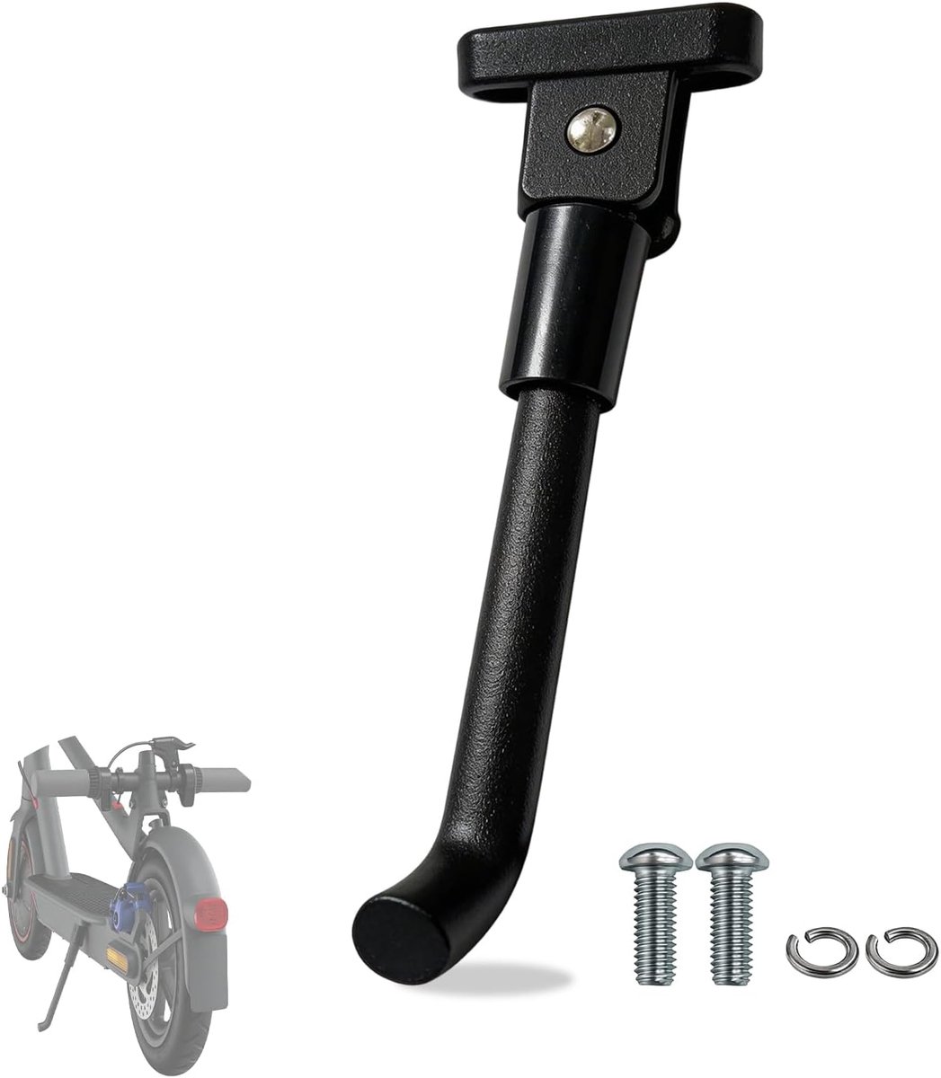 SnelShoppen - Elektrische Scooter Standaard - Step Standaard, Zijstandaard voor Elektrische Scooter, Duurzame Aluminiumlegering, Compatibel met M365,