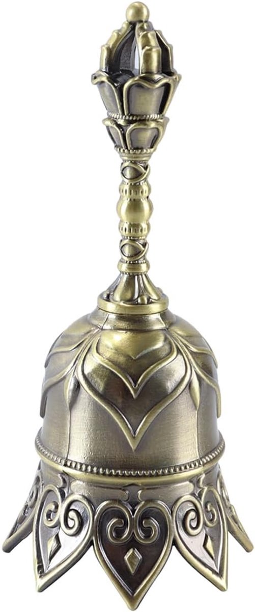Handoproepbel - super luid - brons - vintage design voor diner en receptie - ShopVlot