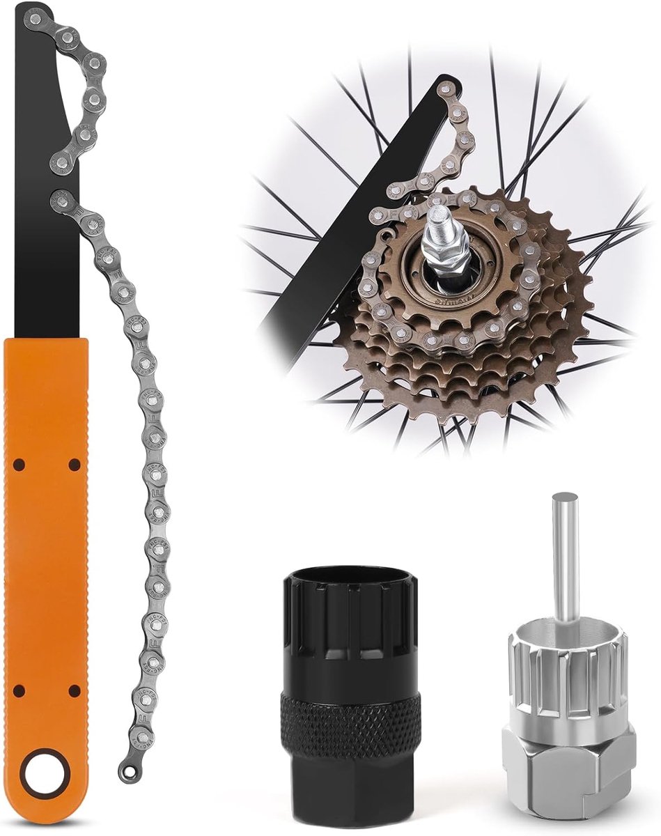 Fietsketting sleutelhanger - universele cassette puller - hoogwaardig materiaal - eenvoudig te gebruiken - ShopVlot