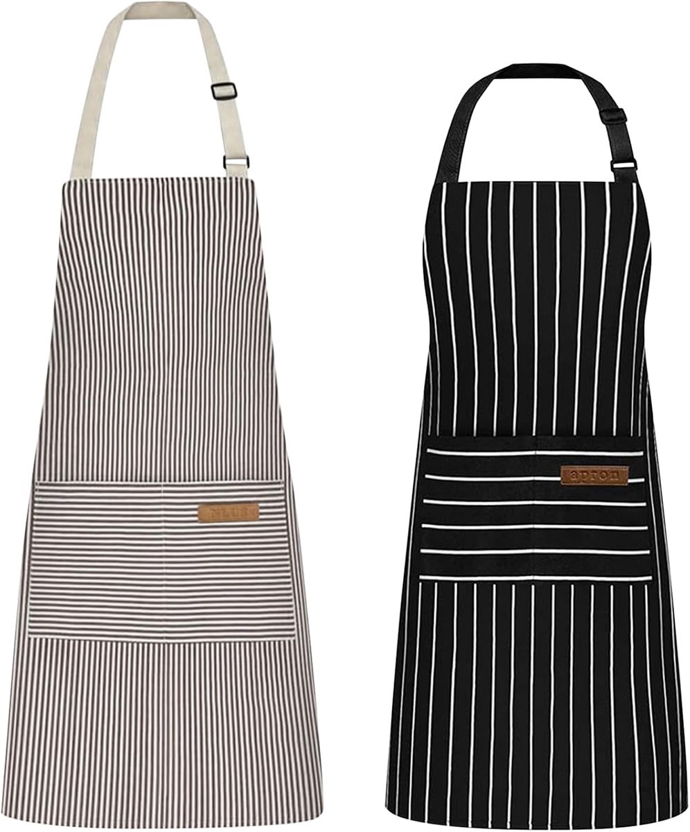 Kookschort 2 Stuks - Verstelbaar - Antivlek - Ideaal voor BBQ en Keuken - ShopVlot