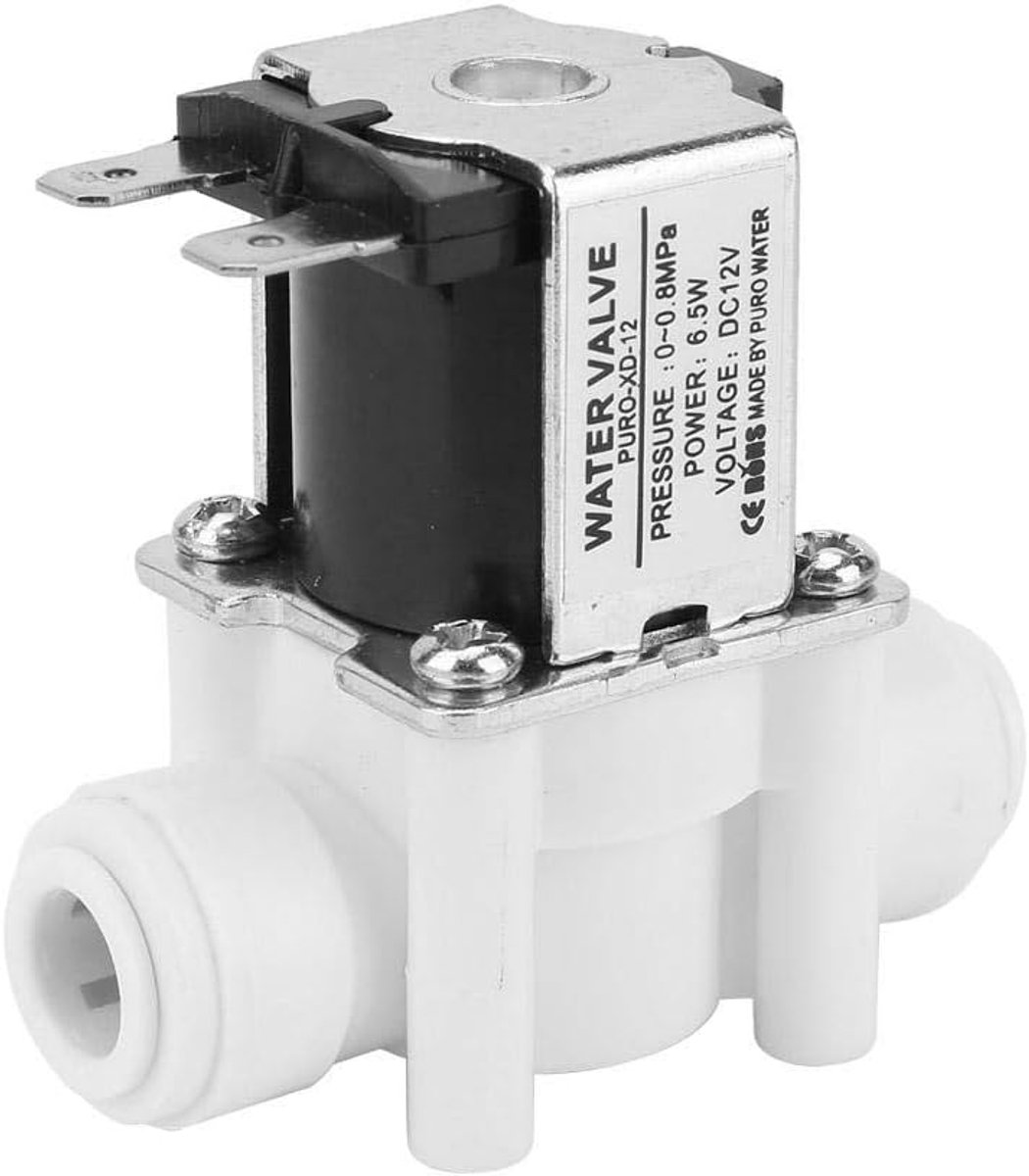 Elektrische Solenoidklep 3/8" - Duurzaam en Betrouwbaar - Voor Waterzuiveraars - Eenvoudige Installatie - ShopVlot