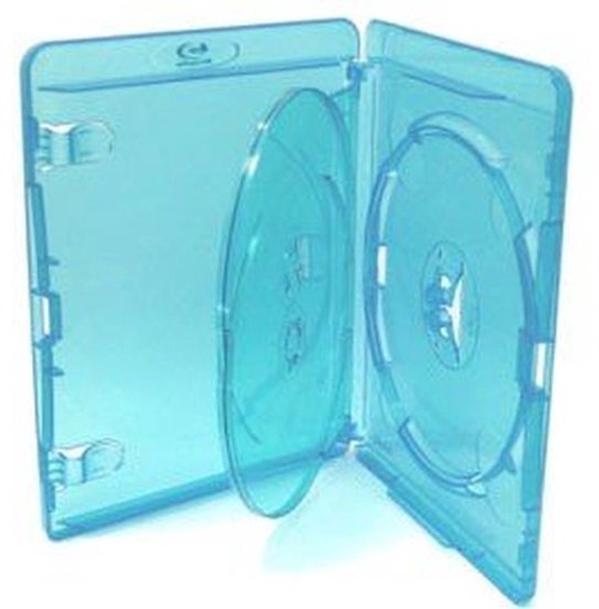 Amaray Blu Ray Premium Case - Schijfhoes voor 3 Discs - Set van 5 - Perfect voor opslag - Duurzaam en praktisch - Voor Blu Ray schijven