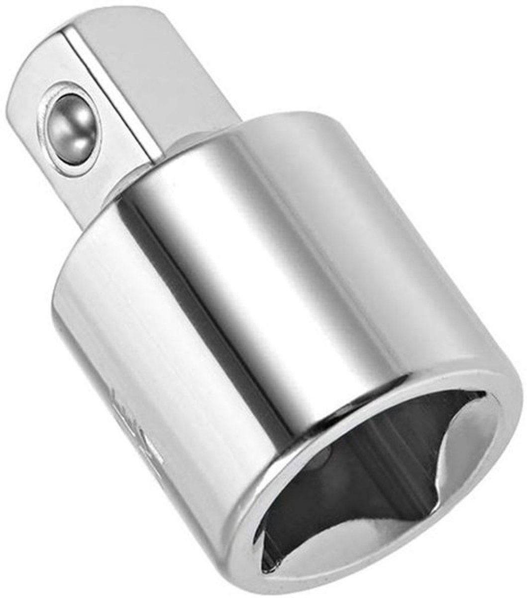 Socket Adapter 1/2 Inch (F) naar 3/8 Inch (M) met Kogelsluiter