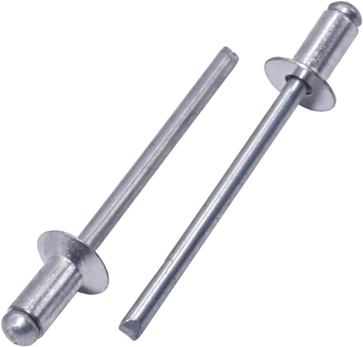Blindrivetten 0,5 x 8 mm - aluminium - verzonken kop - ideaal voor moeilijk bereikbare plekken - ShopVlot