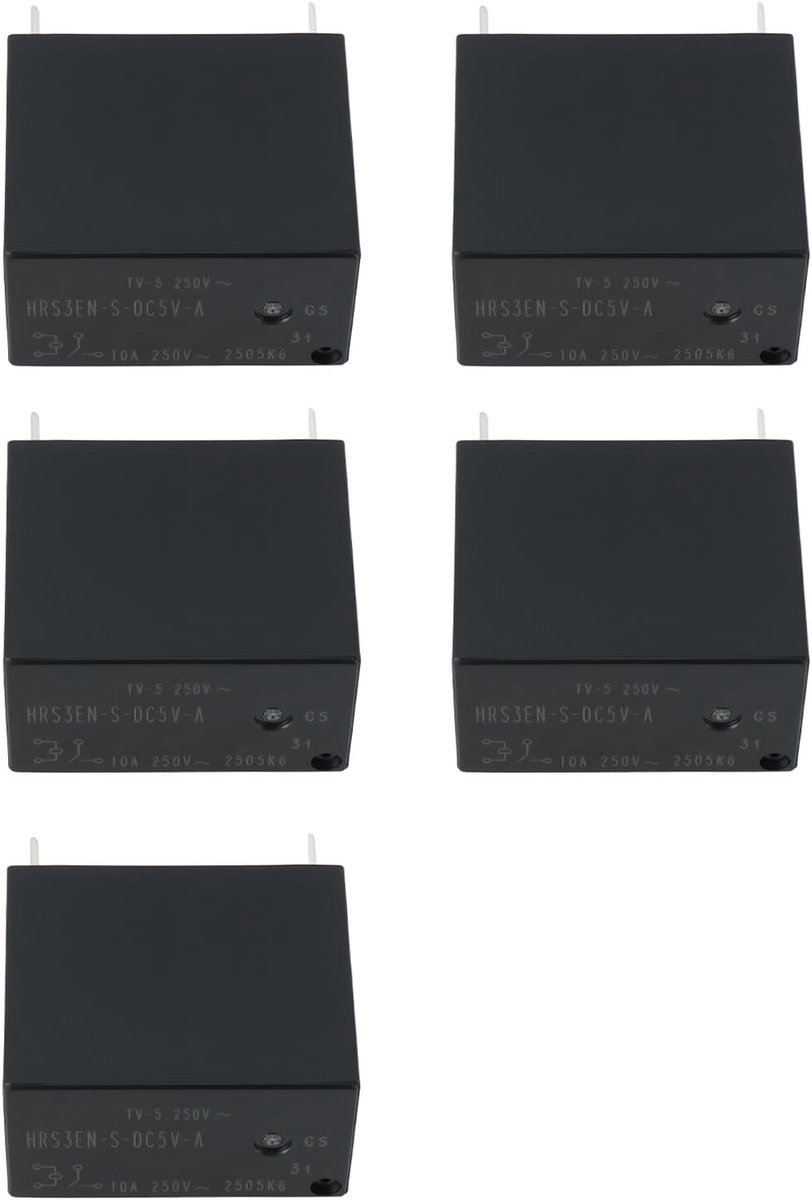 Miniatuur PCB relais 5V - SPST-NO contact - hoge isolatie - ideaal voor elektronische schakelingen - ShopVlot