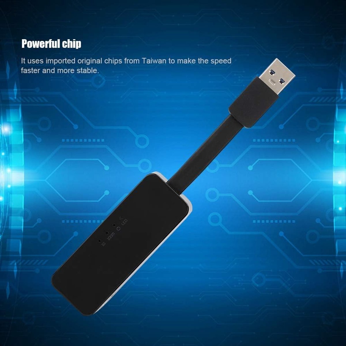 Gigabit netwerkadapter 10/100/1000Mbps - USB3.0 naar RJ45 - lage dataverlies - ideaal voor snelle verbindingen - ShopVlot