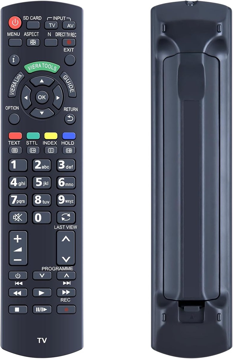 Afstandsbediening voor Panasonic TV - Universeel - N2QAYB000487 - Brede compatibiliteit - ShopVlot