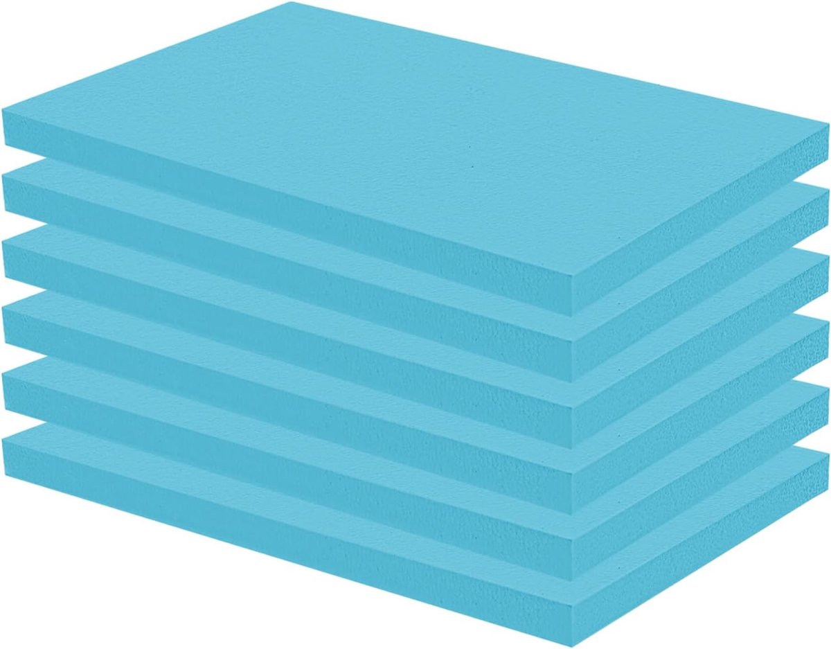 Foam Board 400 x 300 mm - Blauwe hard schuimplaat - 20 mm dik - Ideaal voor modelbouw en knutselen - ShopVlot