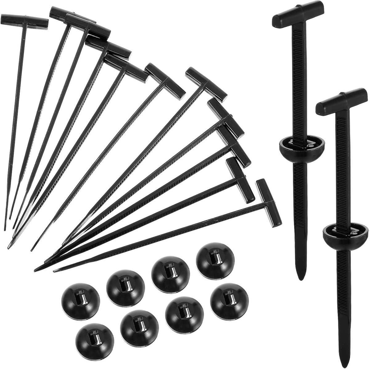 kabelbindergesp 100 stuks - nylon zelfsluitend - zware autoritsbanden - veilig voor autoreparatie - ShopVlot
