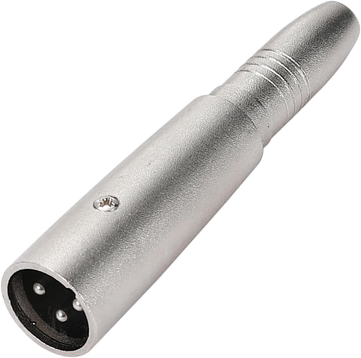 XLR Male naar 6.35mm Female Adapter - 3 Pin XLR Plug naar 1/4" Jack - Hoge kwaliteit metalen connector - ShopVlot