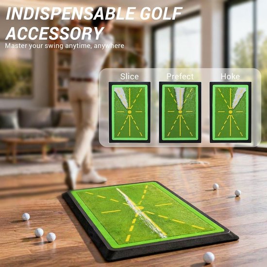 Golf trainingsmat - golfschommelmat - swing feedback - antislip rubberen basis voor binnen en buiten - ShopVlot van GOLF — afbeelding 3