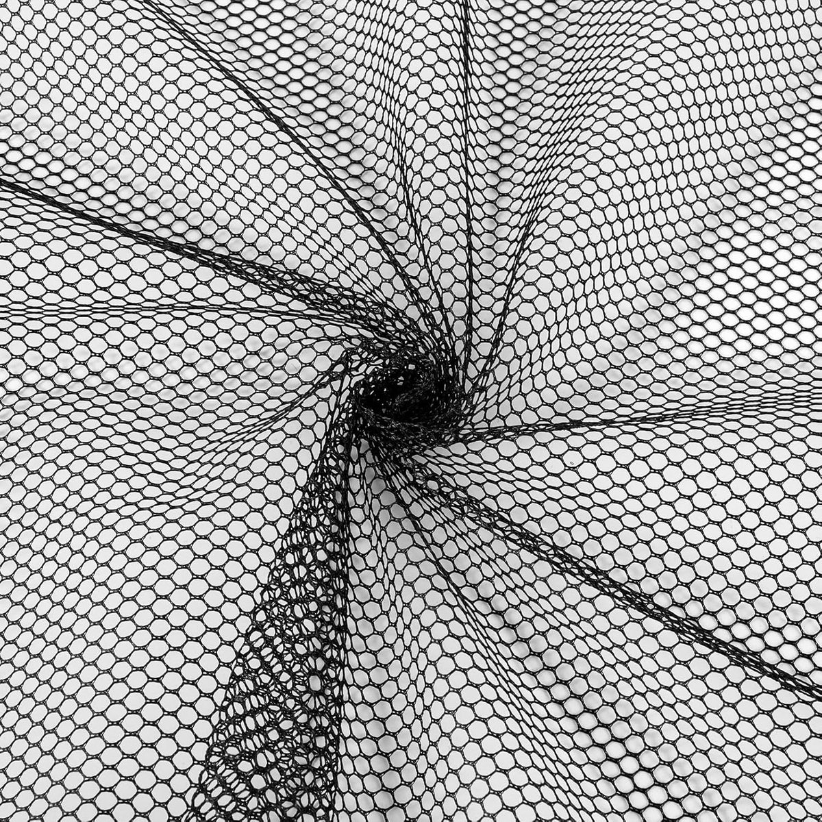 Mesh stof 40 x 59 inch - zwart polyester - lichtgewicht en rekbaar - ideaal voor rugzakken en tassen - ShopVlot