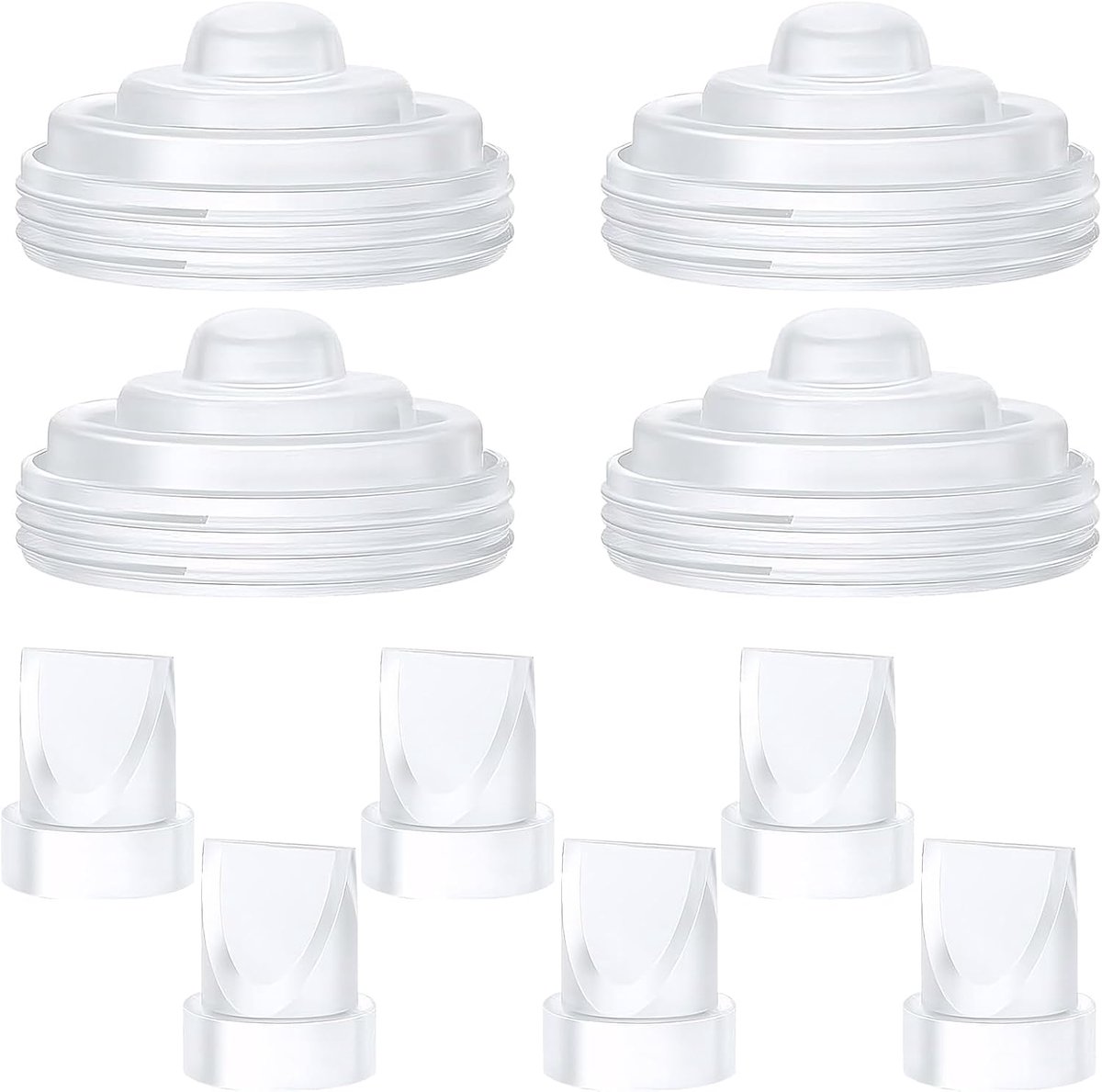 Spare accessoires voor M5 pompen - 10 stuks - siliconen membraan en kleppen - vervangingsset voor melkpompen - ShopVlot