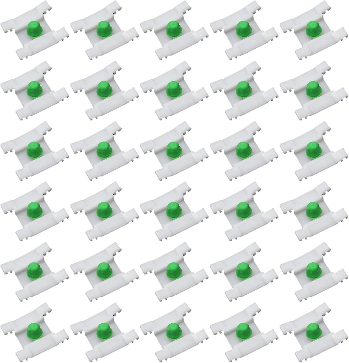 30 Pieces Fixing Door Frame Clips for Golf 3 Vento Jta 1H0853585 White Trim Trim Clips with Tulle 9 mm Hole Diameter - ShopVlot
